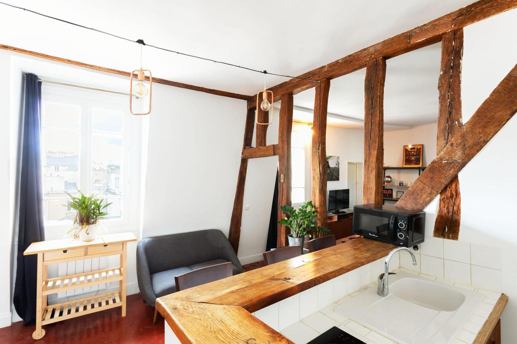 Apartament Central Paris 1Br Cozy Zewnętrze zdjęcie