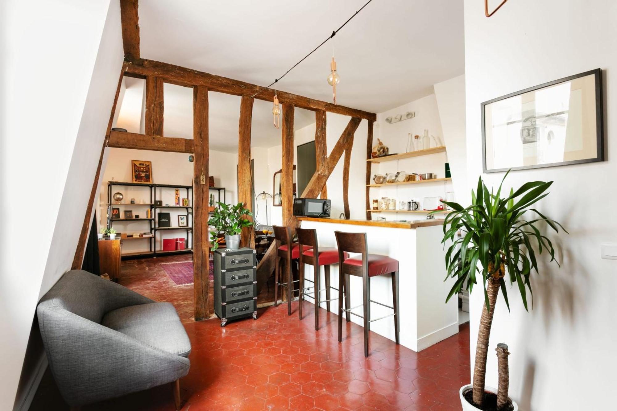 Apartament Central Paris 1Br Cozy Zewnętrze zdjęcie