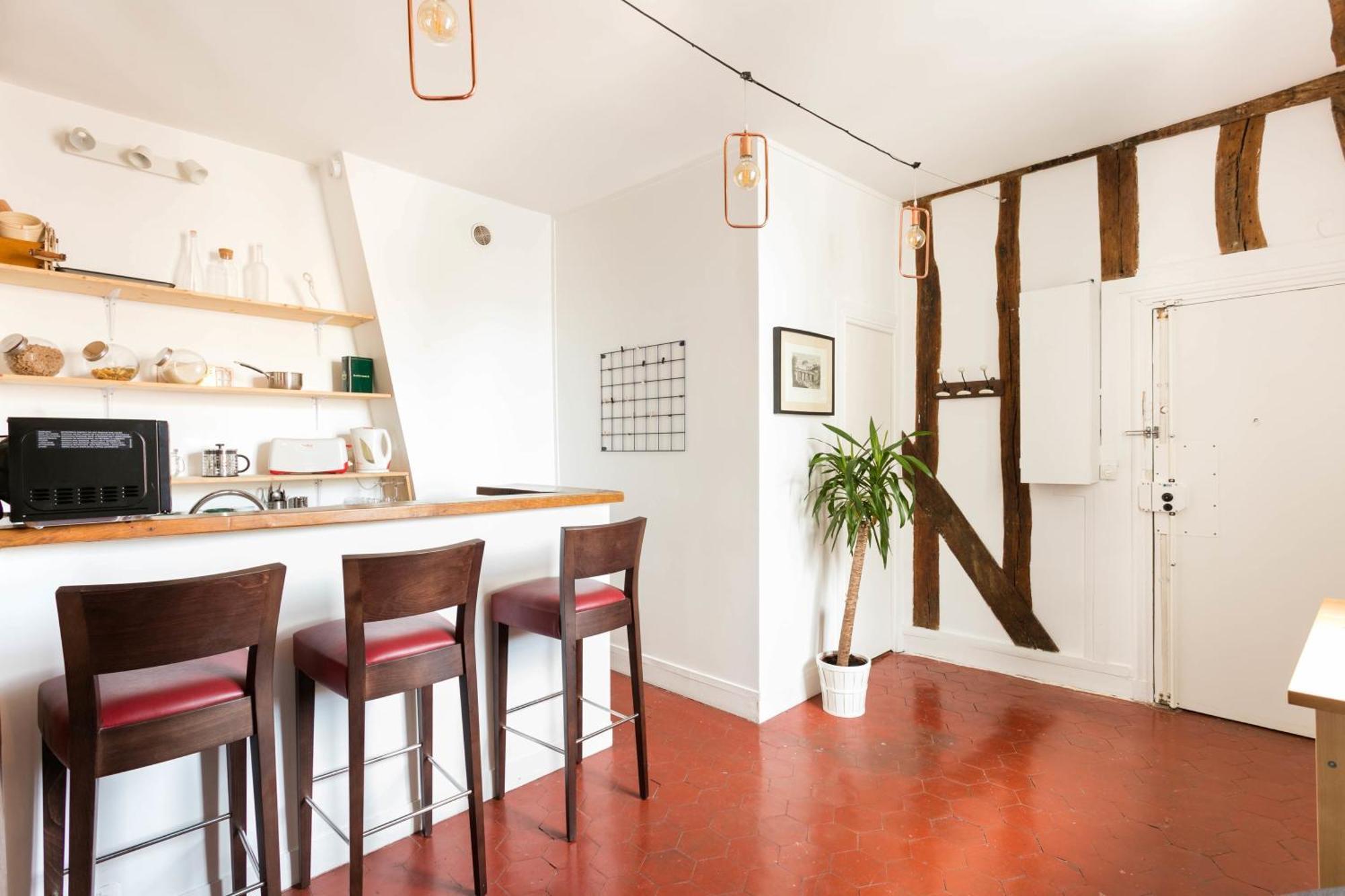 Apartament Central Paris 1Br Cozy Zewnętrze zdjęcie