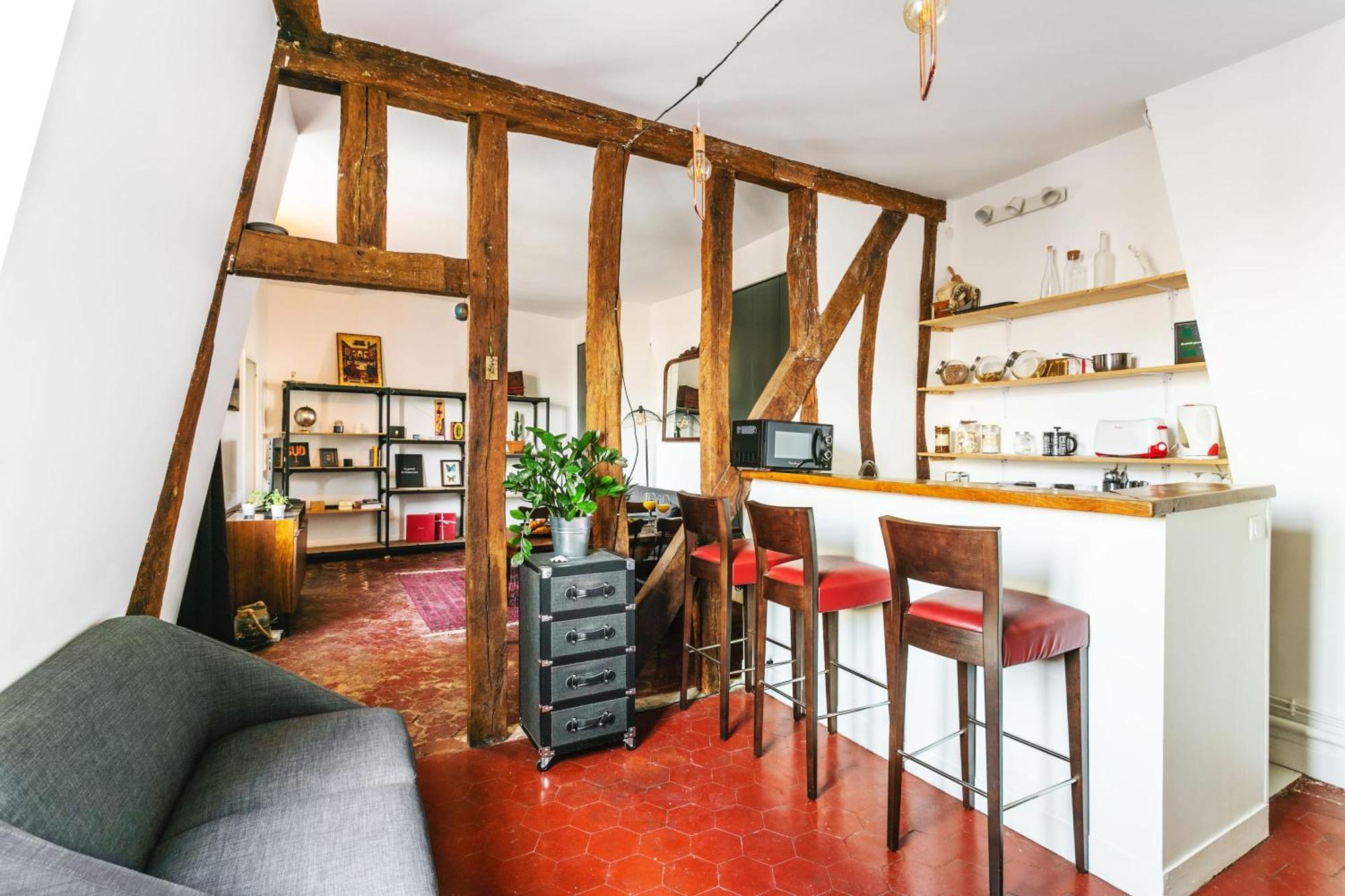 Apartament Central Paris 1Br Cozy Zewnętrze zdjęcie