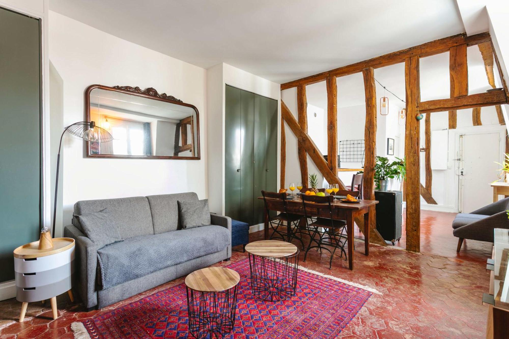 Apartament Central Paris 1Br Cozy Zewnętrze zdjęcie