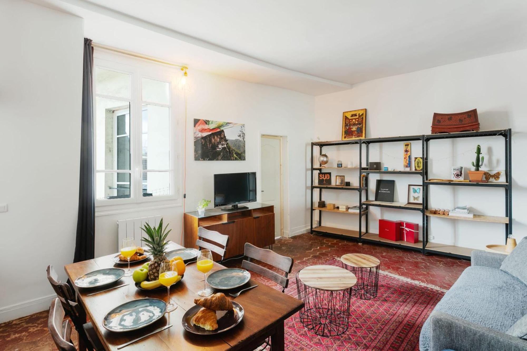 Apartament Central Paris 1Br Cozy Zewnętrze zdjęcie